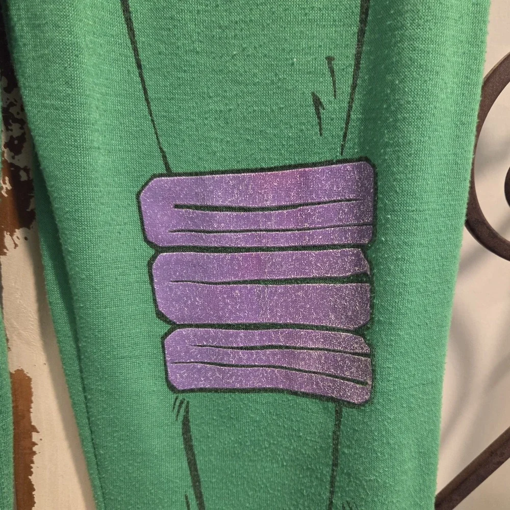 Vtg 1980s TMNT Teenage Mutant Ninja Turtles Donatello Pajama Set Boys 6-7 USA